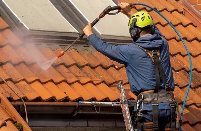 Démoussage et hydrofuge de toiture à Cusy